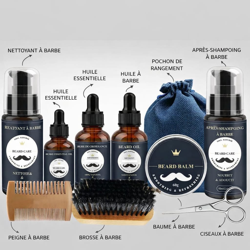Kit Complet d’Entretien de Barbe