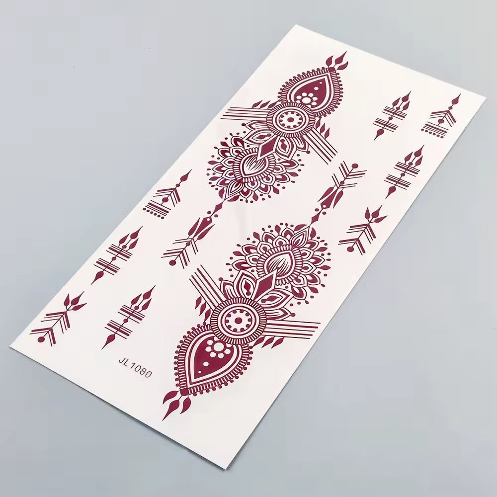Tatouage Henné Autocollant Waterproof – Effet Professionnel Instantané