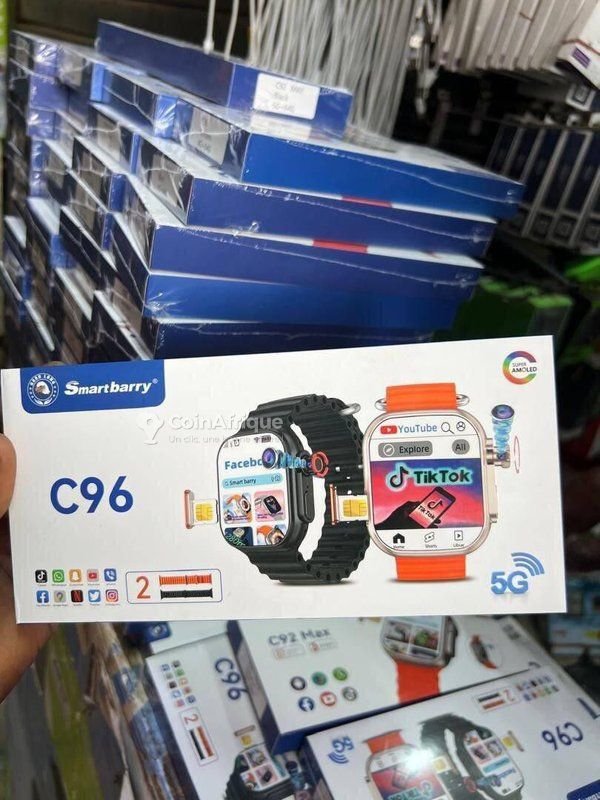 Montre Connectée C96 (Double Bracelet + SIM)