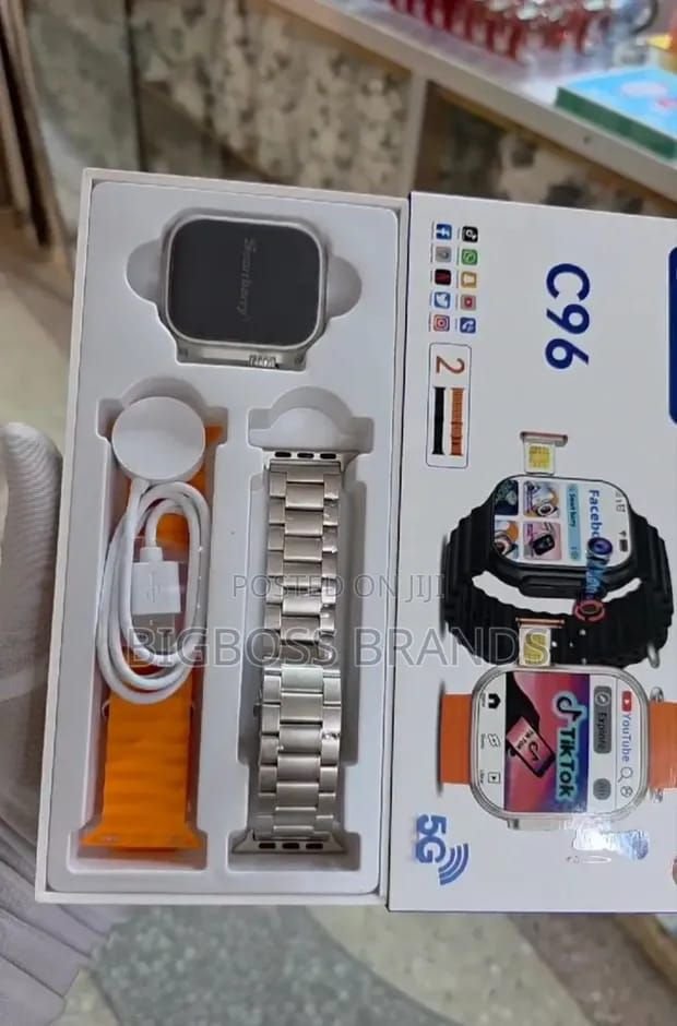 Montre Connectée C96 (Double Bracelet + SIM)