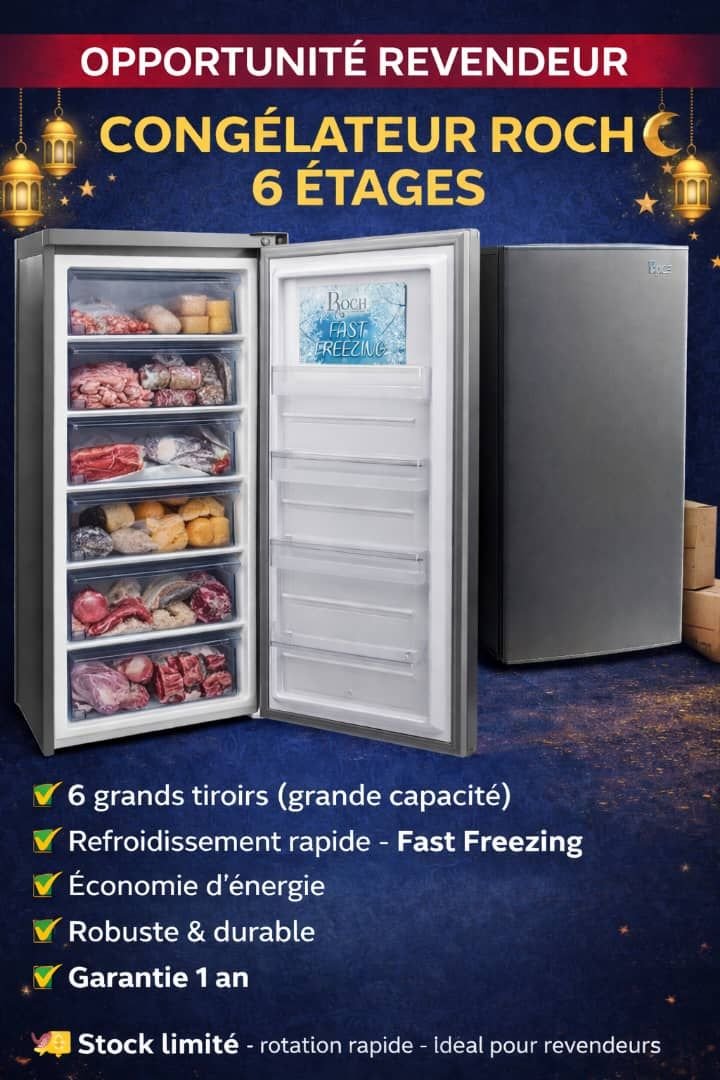 CONGÉLATEUR ROCH 6 ÉTAGES