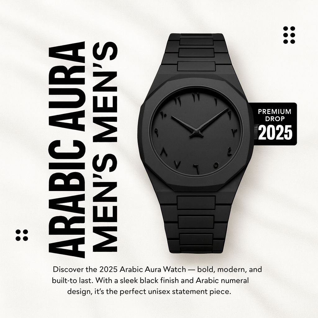 ⌚ Montre Arabic – Élégante & Résistante