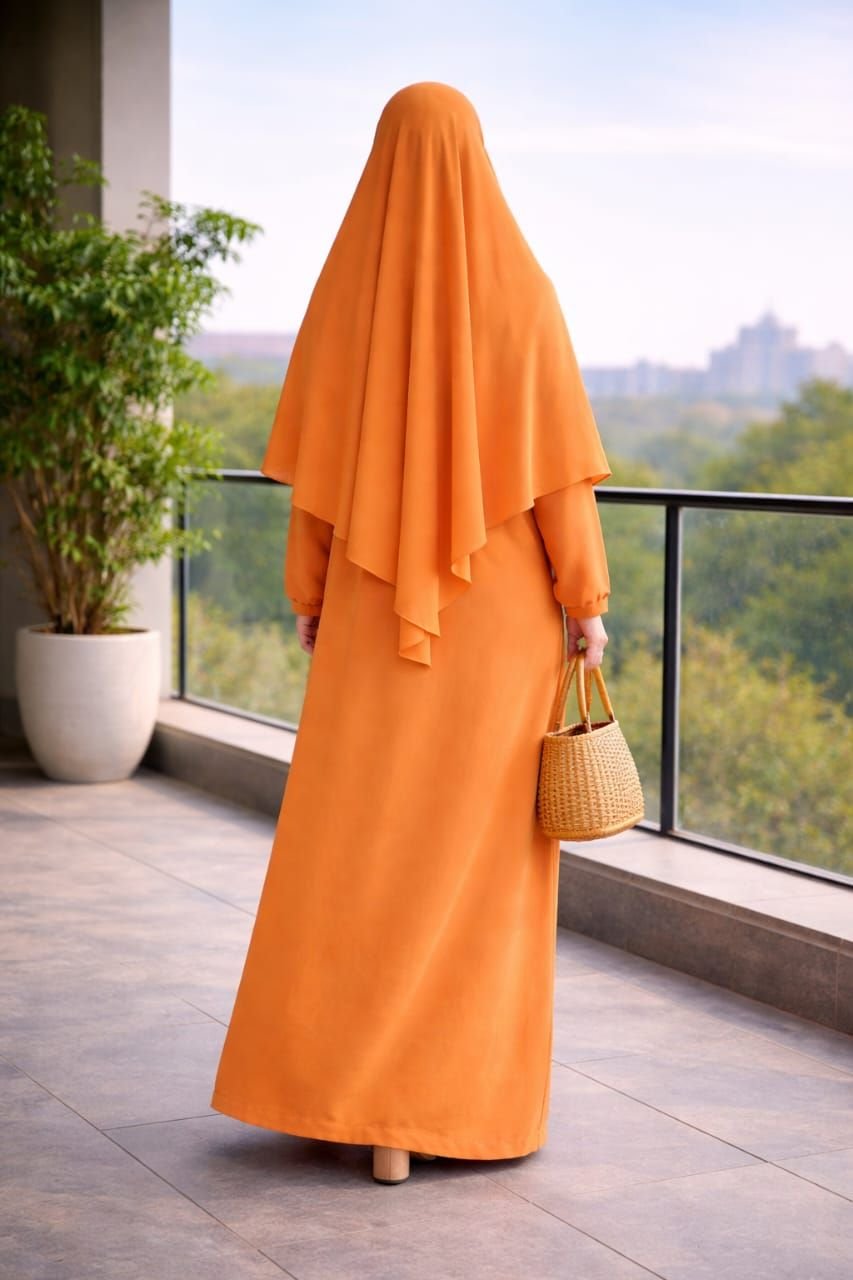 Khimar complet 1 volant