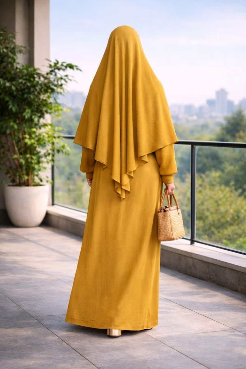 Khimar complet 1 volant