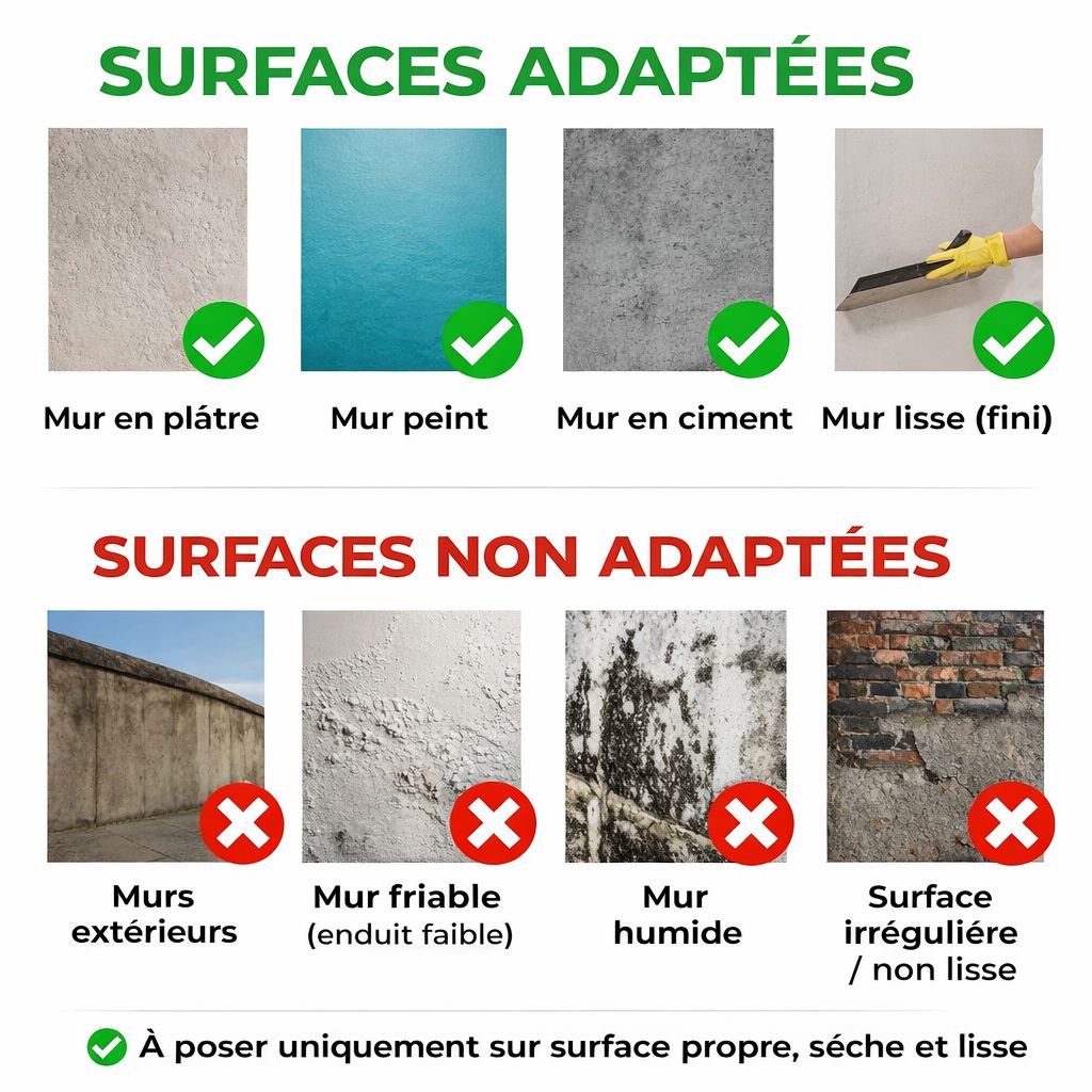 Carreaux adhésifs