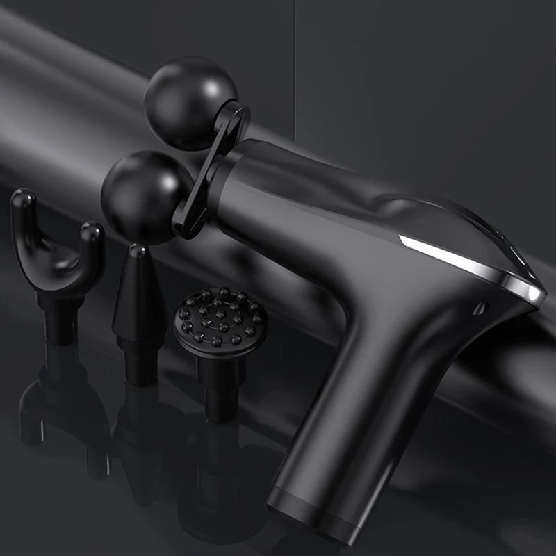 Pistolet de Massage 4 en 1 Rechargeable
