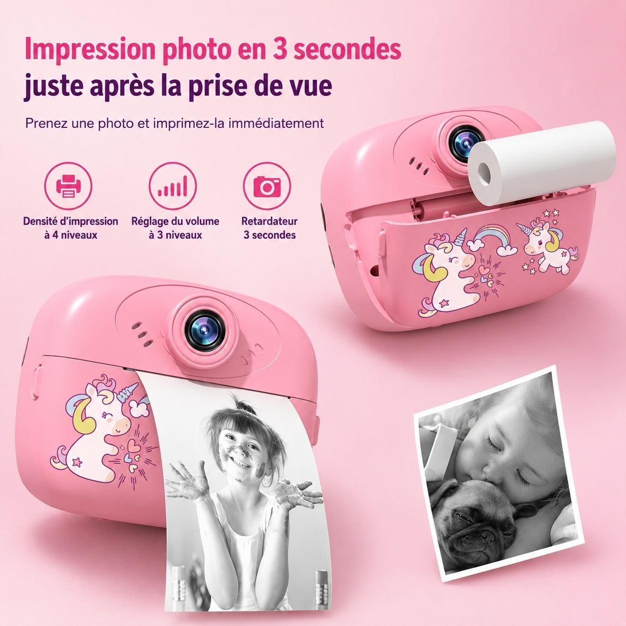 Mini Appareil Photo Instantané Enfant