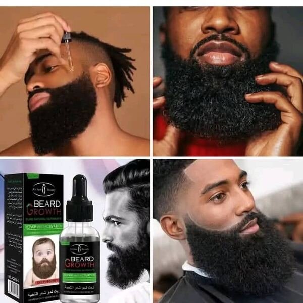 🧴 Huile Beard Growth – Pousse de Barbe ✨